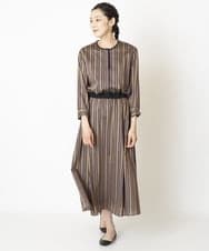 PZHJQ02350 GEORGES RECH(ジョルジュ・レッシュ) 【セットアップ対応】ストライプスカート ピンク