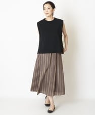 PZHJQ02350 GEORGES RECH(ジョルジュ・レッシュ) 【セットアップ対応】ストライプスカート ピンク