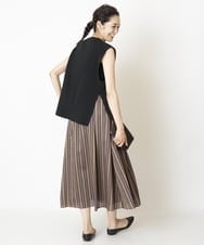 PZHJQ02350 GEORGES RECH(ジョルジュ・レッシュ) 【セットアップ対応】ストライプスカート ピンク