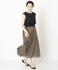 PZHJQ02350 GEORGES RECH(ジョルジュ・レッシュ) 【セットアップ対応】ストライプスカート グリーン