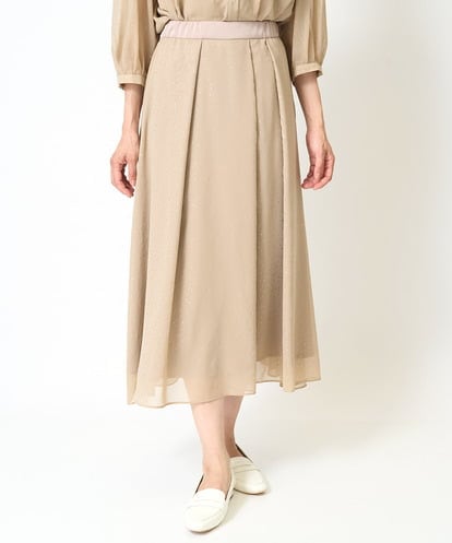 PZHJW52360 GEORGES RECH  [セットアップ対応]ランダムドット箔プリントスカート