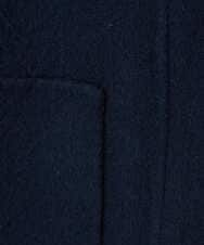 PZJAB51560 GEORGES RECH(ジョルジュ・レッシュ) レスクウールリバーノーカラーミドルジャケット ライトグレー