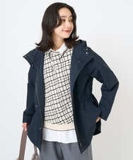 PZJAD15450 GEORGES RECH(ジョルジュ・レッシュ) ナイロンラウンドヘムマウンテンパーカー ネイビー