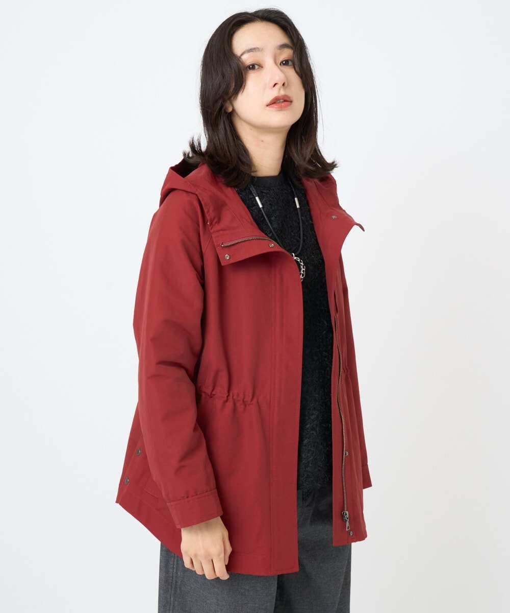 PZJAD15450 GEORGES RECH(ジョルジュ・レッシュ) ナイロンラウンドヘムマウンテンパーカー ブラウン