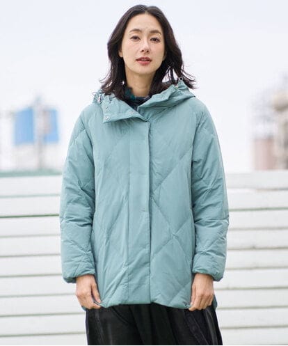 PZJAD48490 GEORGES RECH マットストレッチタフタダウンジャケット