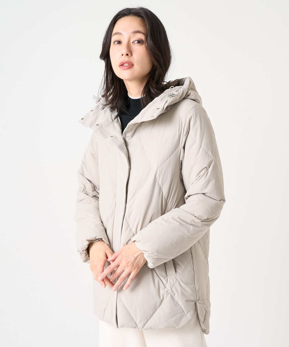 PZJAD48490 GEORGES RECH(ジョルジュ・レッシュ) マットストレッチタフタダウンジャケット グリーン