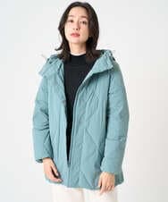 PZJAD48490 GEORGES RECH(ジョルジュ・レッシュ) マットストレッチタフタダウンジャケット グリーン