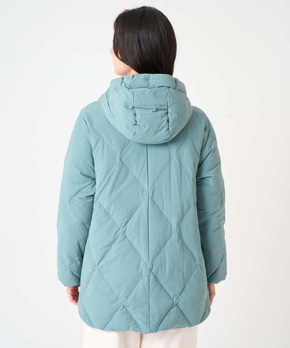 PZJAD48490 GEORGES RECH(ジョルジュ・レッシュ) マットストレッチタフタダウンジャケット グリーン