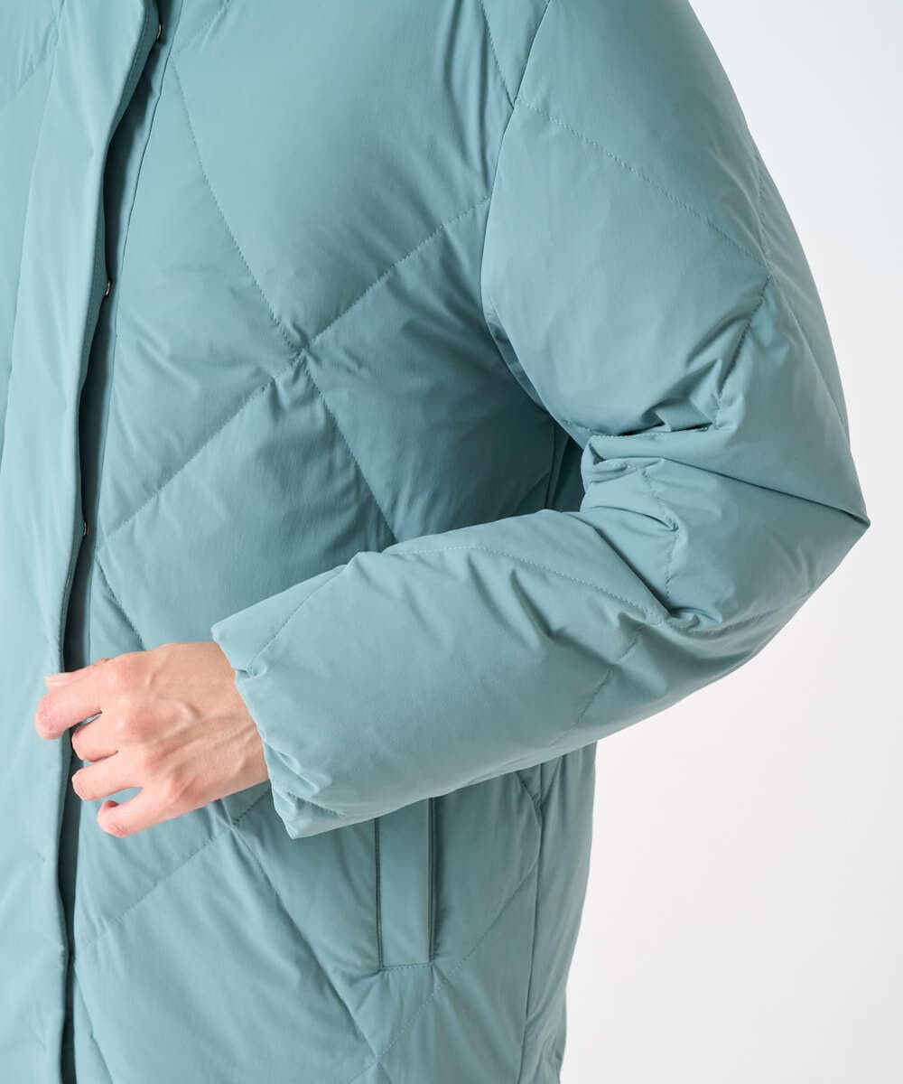 PZJAD48490 GEORGES RECH(ジョルジュ・レッシュ) マットストレッチタフタダウンジャケット グリーン