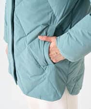 PZJAD48490 GEORGES RECH(ジョルジュ・レッシュ) マットストレッチタフタダウンジャケット グリーン