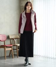 PZJAG20390 GEORGES RECH(ジョルジュ・レッシュ) スタンドカラーダウンベスト ネイビー