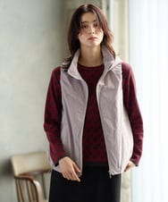 PZJAG20390 GEORGES RECH(ジョルジュ・レッシュ) スタンドカラーダウンベスト ベージュ