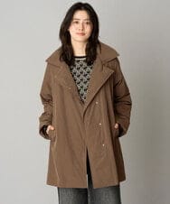 PZJAG30630 GEORGES RECH(ジョルジュ・レッシュ) ステッチレス2WAYカラーミドルダウンコート ブラウン