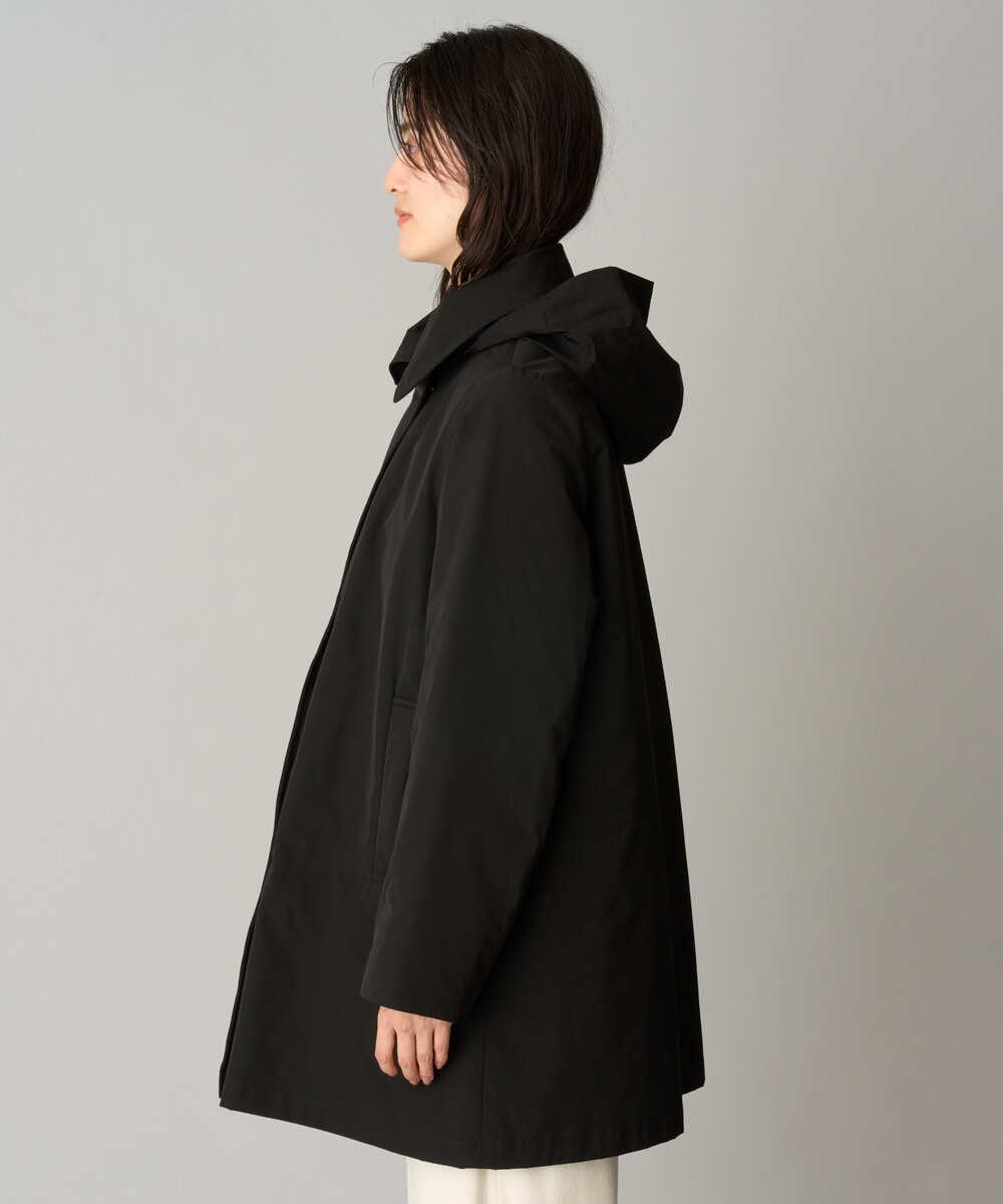 PZJAG30630 GEORGES RECH(ジョルジュ・レッシュ) ステッチレス2WAYカラーミドルダウンコート ブラック