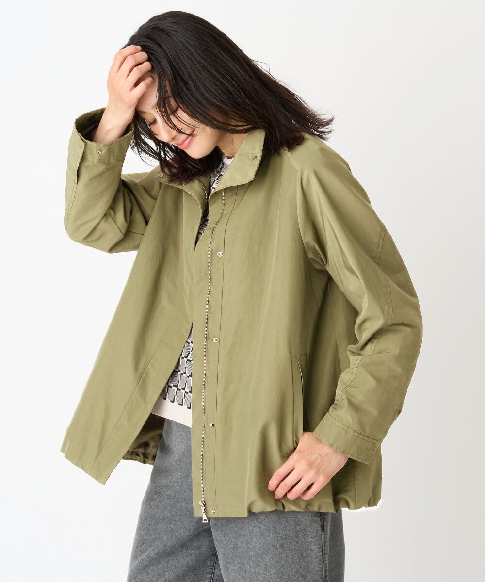 PZJAH01450 GEORGES RECH(ジョルジュ・レッシュ) スタンドカラーブルゾン カーキ