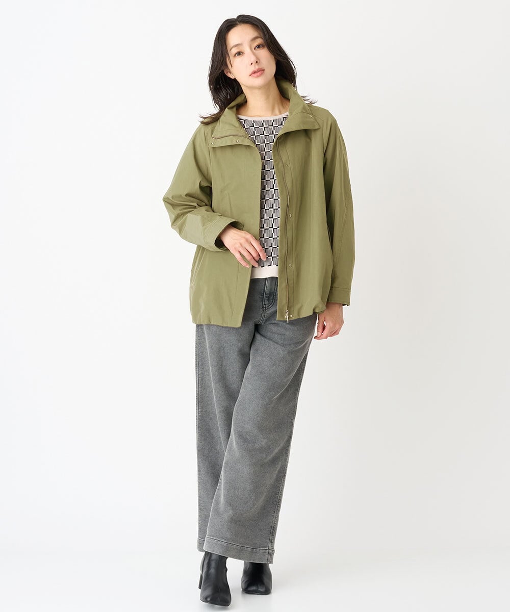 PZJAH01450 GEORGES RECH(ジョルジュ・レッシュ) スタンドカラーブルゾン ベージュ