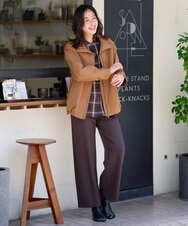PZJAH01450 GEORGES RECH(ジョルジュ・レッシュ) スタンドカラーブルゾン ベージュ