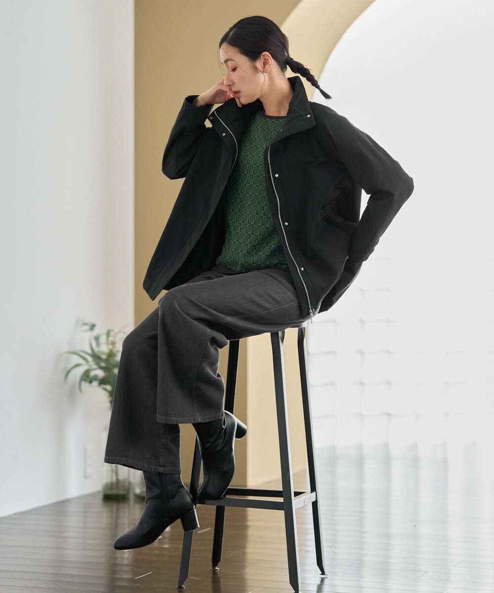 PZJAH01450 GEORGES RECH(ジョルジュ・レッシュ) スタンドカラーブルゾン ベージュ