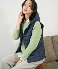 PZJEE08360 GEORGES RECH(ジョルジュ・レッシュ) タフタダウンベスト ネイビー