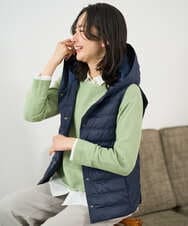 PZJEE08360 GEORGES RECH(ジョルジュ・レッシュ) タフタダウンベスト ベージュ