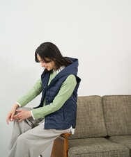 PZJEE08360 GEORGES RECH(ジョルジュ・レッシュ) タフタダウンベスト ベージュ