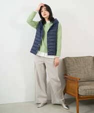 PZJEE08360 GEORGES RECH(ジョルジュ・レッシュ) タフタダウンベスト ベージュ