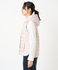 PZJEE08360 GEORGES RECH(ジョルジュ・レッシュ) タフタダウンベスト ベージュ