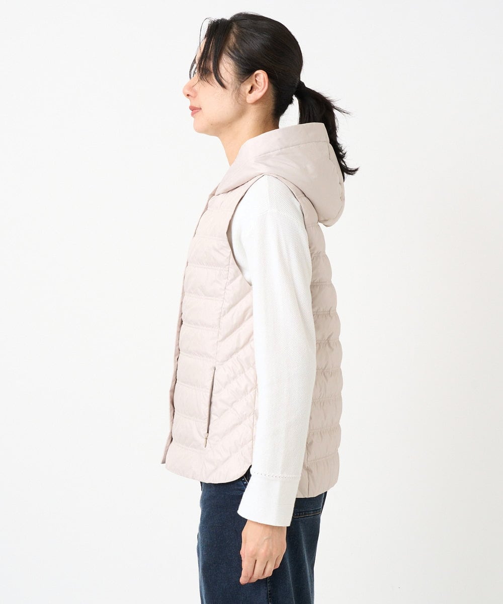 PZJEE08360 GEORGES RECH(ジョルジュ・レッシュ) タフタダウンベスト ベージュ