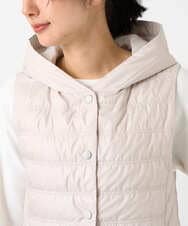 PZJEE08360 GEORGES RECH(ジョルジュ・レッシュ) タフタダウンベスト ベージュ