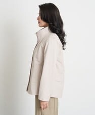 PZJET32390 GEORGES RECH(ジョルジュ・レッシュ) グログランコンパクトジャケット ライトベージュ