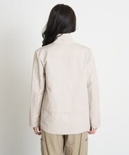PZJET32390 GEORGES RECH(ジョルジュ・レッシュ) グログランコンパクトジャケット ライトベージュ