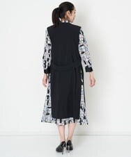 PZJEU13330 GEORGES RECH(ジョルジュ・レッシュ) ロングスリットジレ ブラック