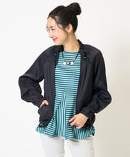 PZJGA01360 GEORGES RECH(ジョルジュ・レッシュ) シアースタンドギャザーブルゾン ネイビー