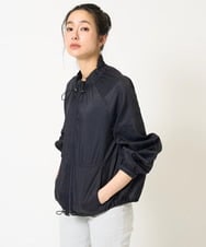 PZJGA01360 GEORGES RECH(ジョルジュ・レッシュ) シアースタンドギャザーブルゾン ネイビー