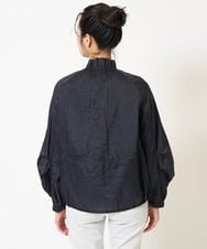 PZJGA01360 GEORGES RECH(ジョルジュ・レッシュ) シアースタンドギャザーブルゾン ネイビー