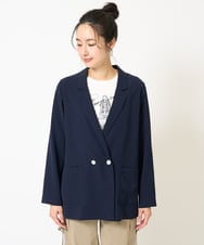 PZJGA07390 GEORGES RECH(ジョルジュ・レッシュ) ダブルブレストヴィンテージテーラードジャケット ネイビー