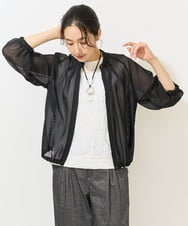 PZJGA40360 GEORGES RECH(ジョルジュ・レッシュ) シアーノーカラージャケット ブラック