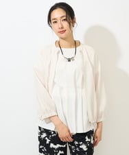 PZJGA40360 GEORGES RECH(ジョルジュ・レッシュ) シアーノーカラージャケット ブラック