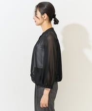 PZJGA40360 GEORGES RECH(ジョルジュ・レッシュ) シアーノーカラージャケット ブラック