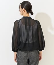 PZJGA40360 GEORGES RECH(ジョルジュ・レッシュ) シアーノーカラージャケット ブラック