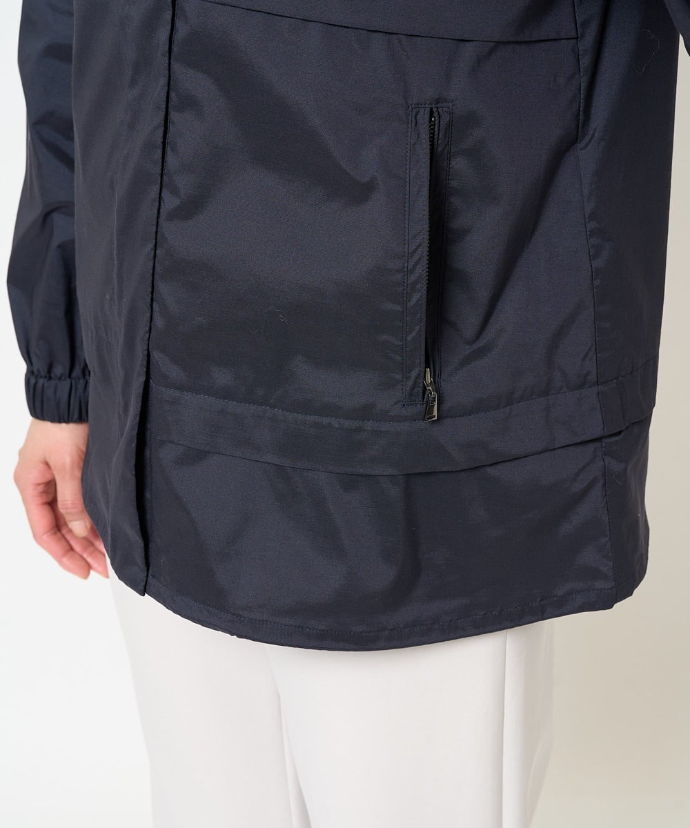 PZJGB30430 GEORGES RECH(ジョルジュ・レッシュ) シャンブレーシルックタフタブルゾン ネイビー