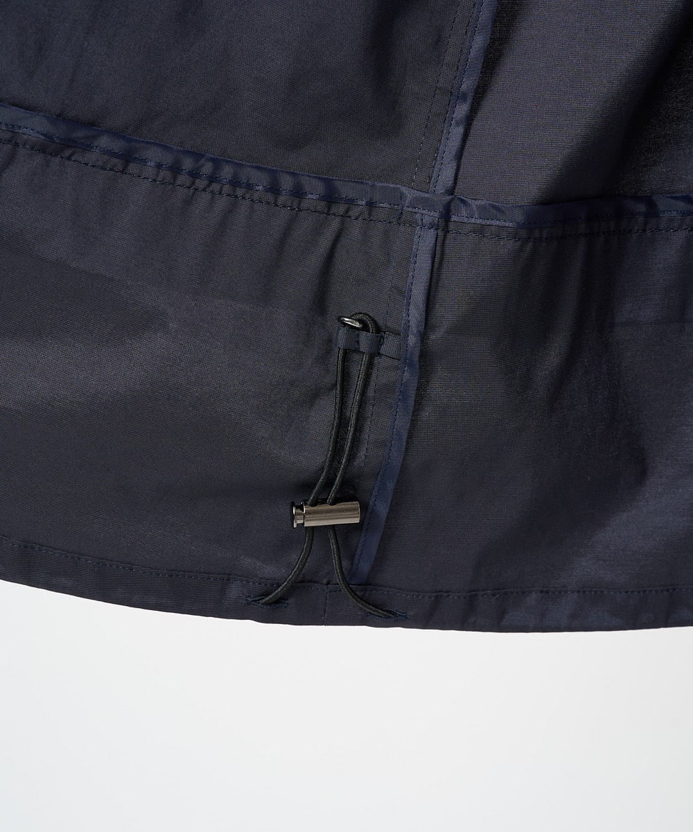 PZJGB30430 GEORGES RECH(ジョルジュ・レッシュ) シャンブレーシルックタフタブルゾン ネイビー