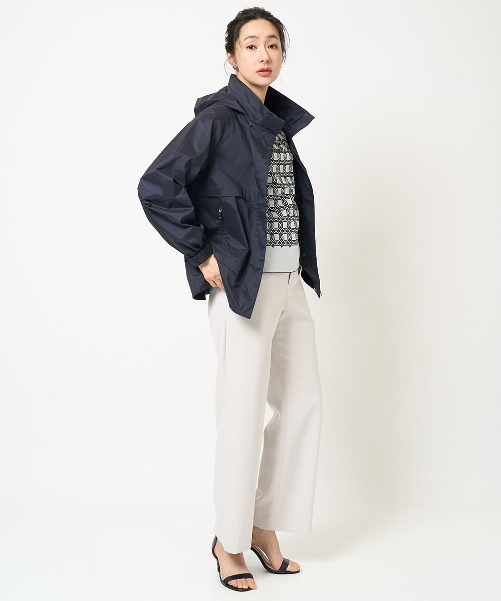 PZJGB30430 GEORGES RECH(ジョルジュ・レッシュ) シャンブレーシルックタフタブルゾン ネイビー