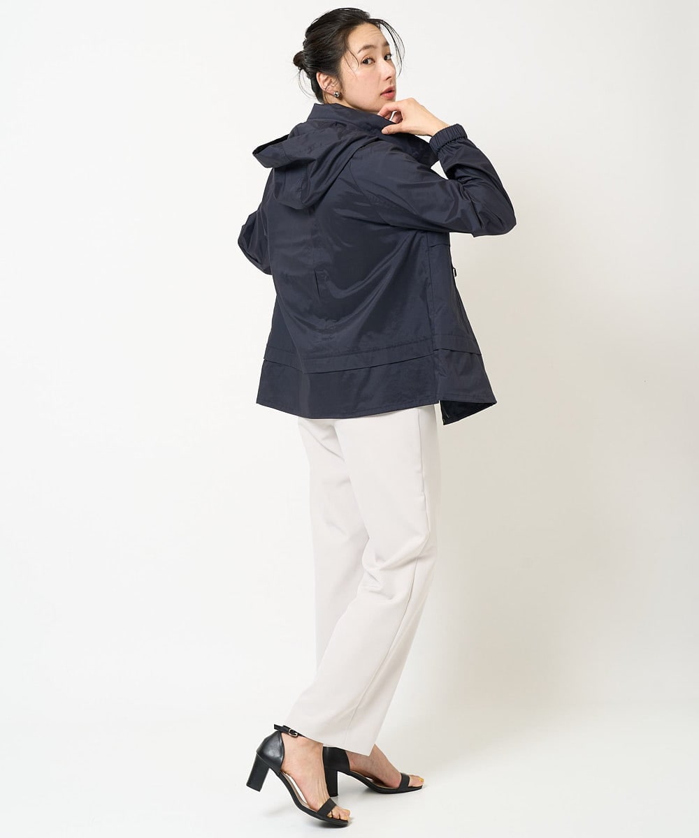 PZJGB30430 GEORGES RECH(ジョルジュ・レッシュ) シャンブレーシルックタフタブルゾン ネイビー