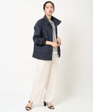 PZJGB30430 GEORGES RECH(ジョルジュ・レッシュ) シャンブレーシルックタフタブルゾン ネイビー
