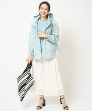 PZJGB30430 GEORGES RECH(ジョルジュ・レッシュ) シャンブレーシルックタフタブルゾン ネイビー