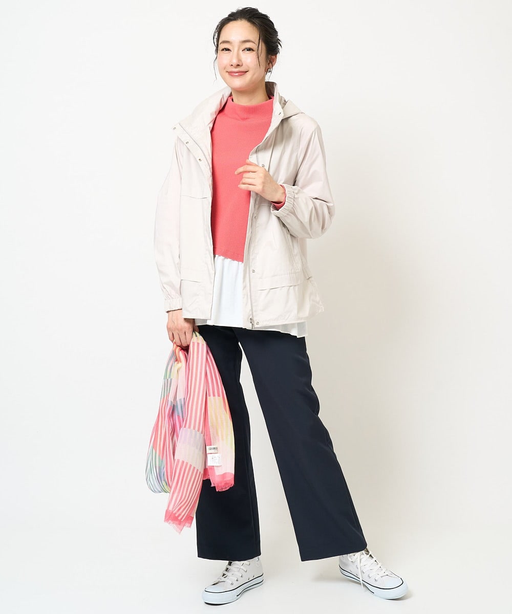 PZJGB30430 GEORGES RECH(ジョルジュ・レッシュ) シャンブレーシルックタフタブルゾン ネイビー