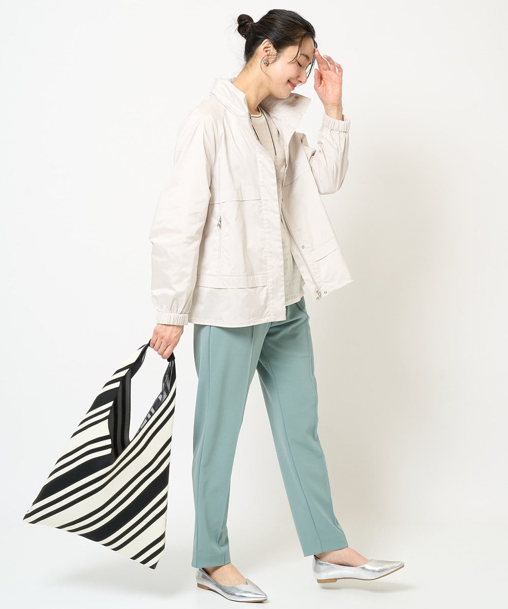 PZJGB30430 GEORGES RECH(ジョルジュ・レッシュ) シャンブレーシルックタフタブルゾン ネイビー