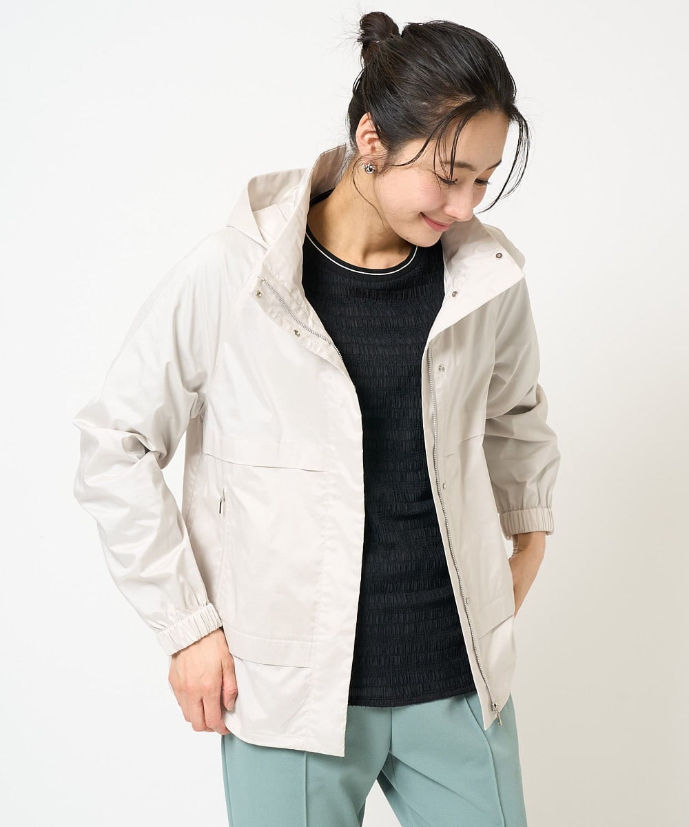 PZJGB30430 GEORGES RECH(ジョルジュ・レッシュ) シャンブレーシルックタフタブルゾン ネイビー