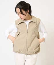 PZJGB40330 GEORGES RECH(ジョルジュ・レッシュ)  [セットアップ対応]テックスブリッドタフタ4WAYベスト ベージュ